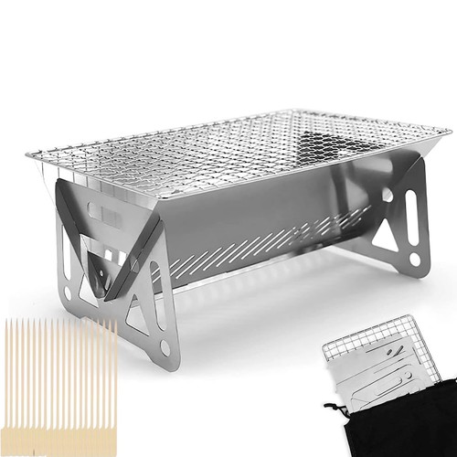 Portable camping grill mini - camping,